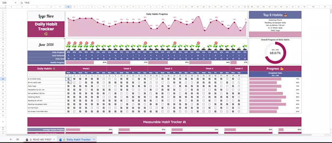 create, redesign and automate google sheet template for etsy