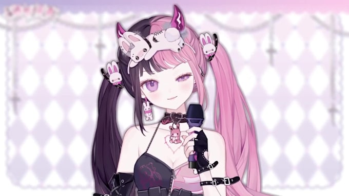 design live 2d vtuber model, live 2d vtuber rigging, vtube studio 2d character