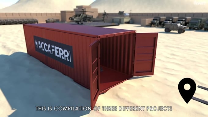 create 3d mechanical animation industrial and machinery videos