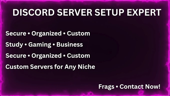 create a professional custom discord server