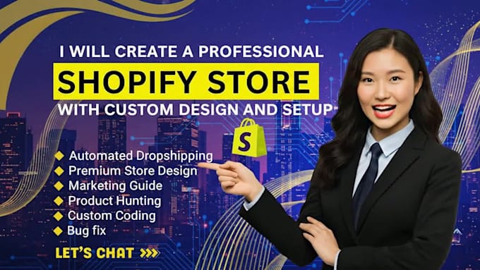 create a professional shopify store