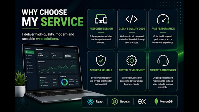 develop a modern mern stack website
