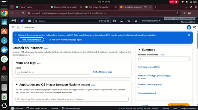 setup and manage your AWS ec2 server on linux or windows