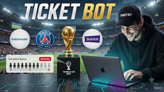 develop bayern munich bot,tcketmaster bot,fifa bot,queue bot,ticket bot