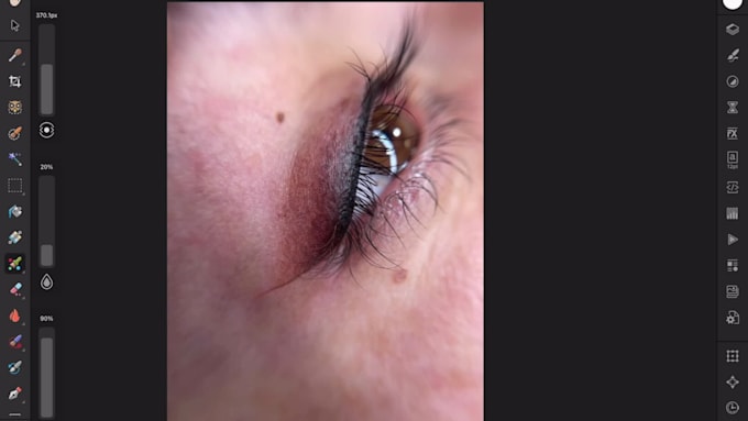 professionally retouch permanent makeup photos
