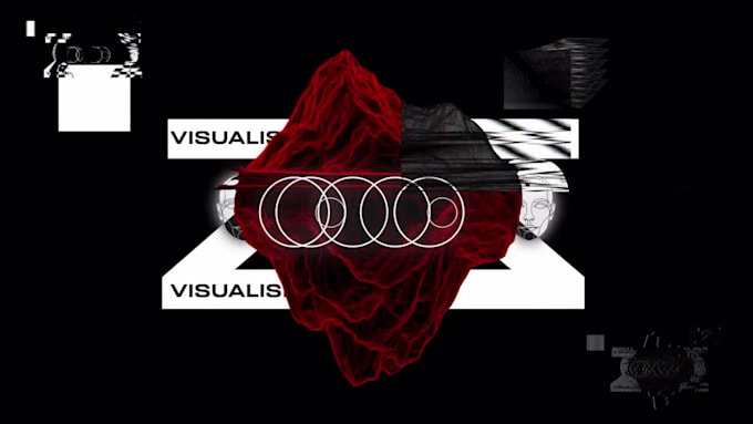 create custom vj loops and  dj visuals for your led wall with projection mapping