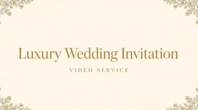 design luxury royal wedding invitation