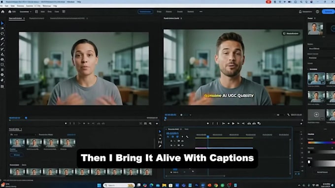 create ai ugc avatar videos with professional editing