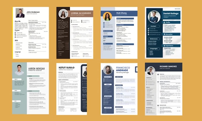 design professional  CV or resume