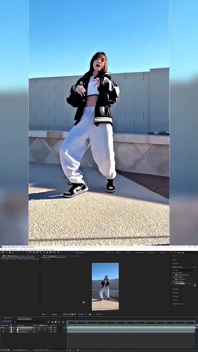 edit videos with after effect for tiktok