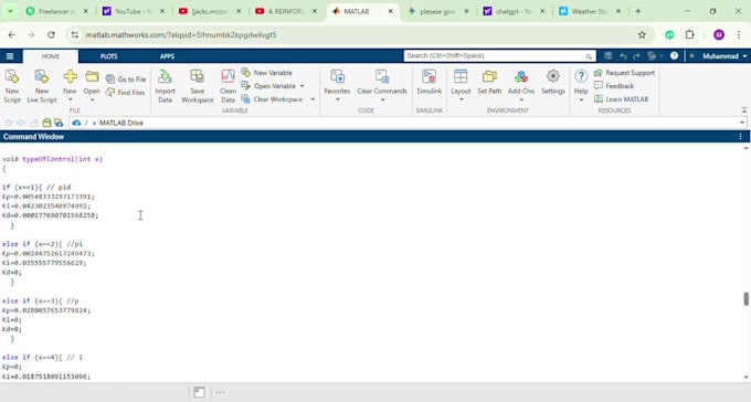 do projects in linear programming, matlab, simulink and google collab