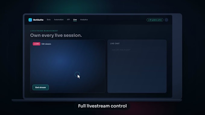 develop tiktok bot, instagram bot, tiktok api bot, and tiktok livestream bot
