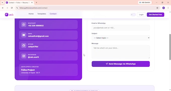 build a functional web applications using python or sql