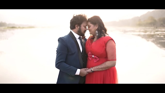 professionally edit your cinematic pre wedding video