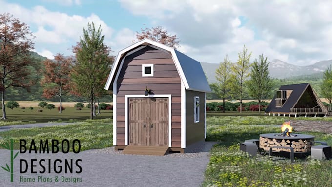 design DIY shed plans and permit ready construction drawings