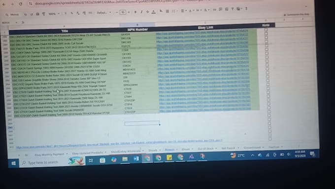 do ebay product listing and optimization