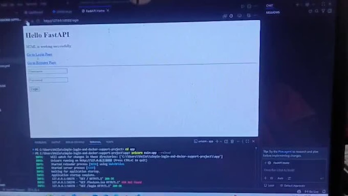 build a secure fast API jwt authentication API with docker