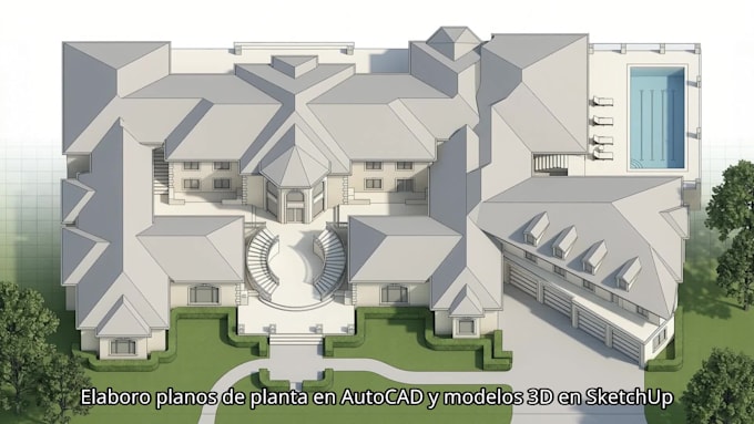 draft autocad floor plans and 3d sketchup models