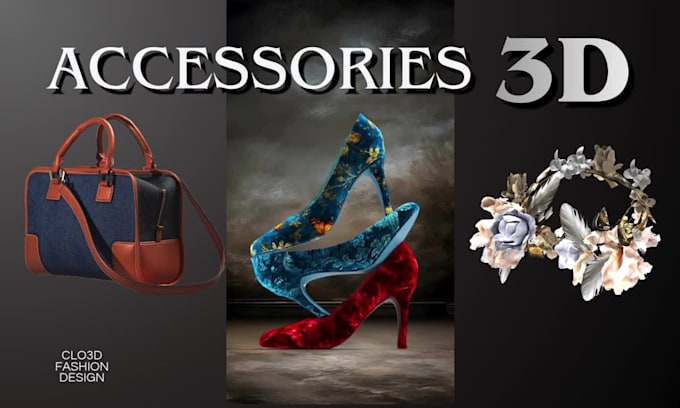 create luxury fashion accessories and realistic 3d renders