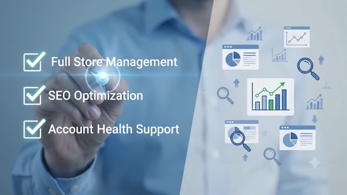 manage amazon seller central and optimize ecommerce listings