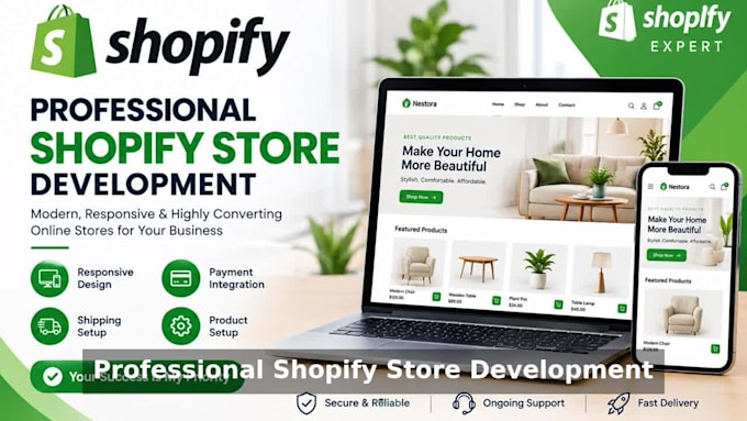 build a professional shopify store