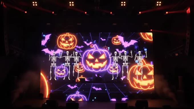 create halloween horror animations, spooky ghost effects and vj loops
