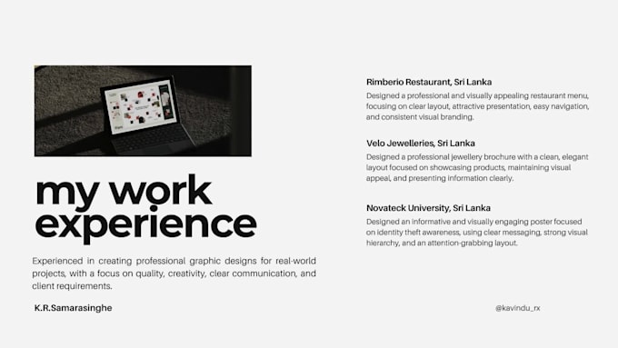 design professional catalogs, sell sheets and brochures