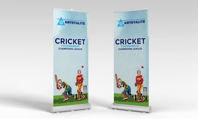 design backdrop, roll up standee, banner, billboard design