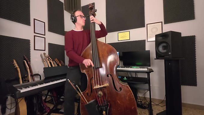 record professional double bass tracks