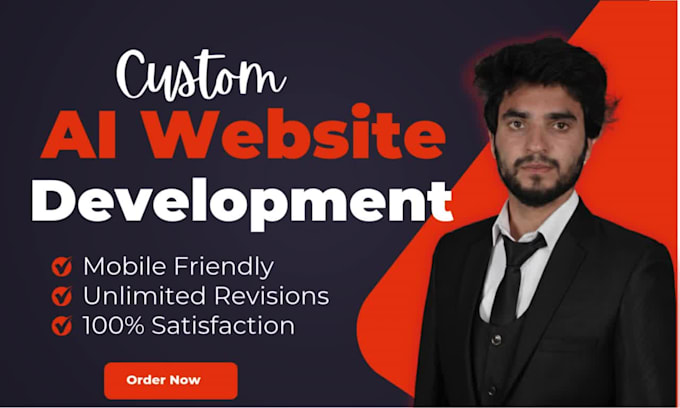 do custom ai website development as a full stack web developer