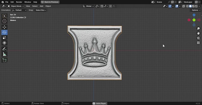 3d printing model sculpting and bas relief