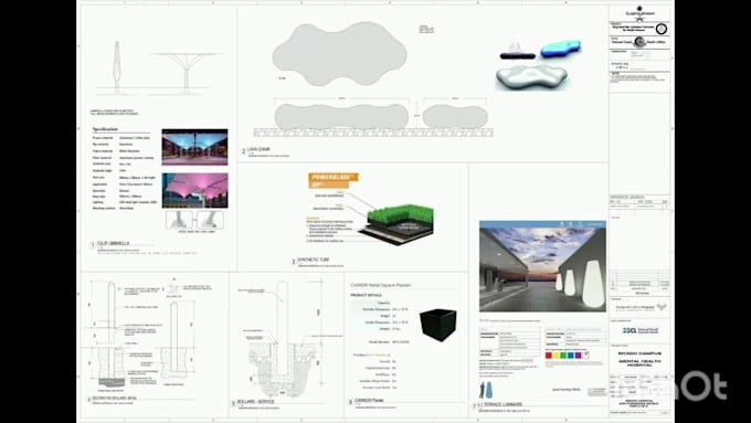 design hardscape plans, details and construction drawings