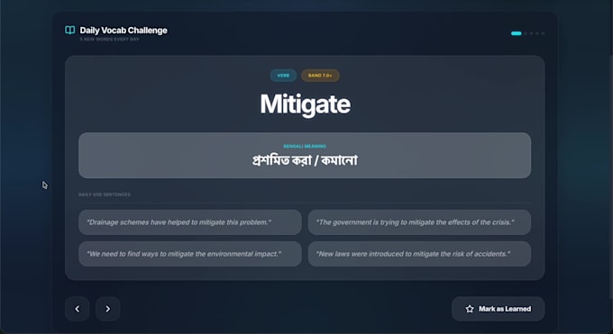 develop an ai powered edtech platform or language learning web app