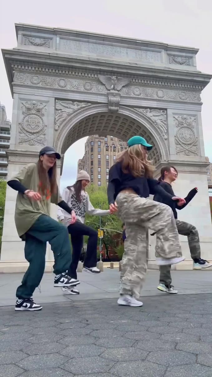 create tiktok dance, video dance, challenge dance