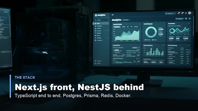 build a full stack web app with nextjs and nestjs