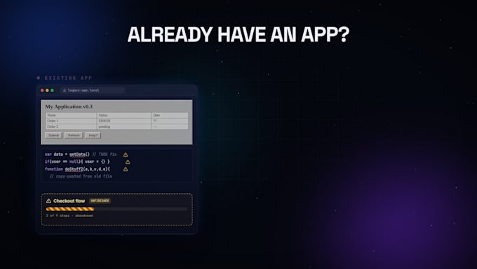 fix your vibe coded app from lovable, bolt, cursor and make it production ready