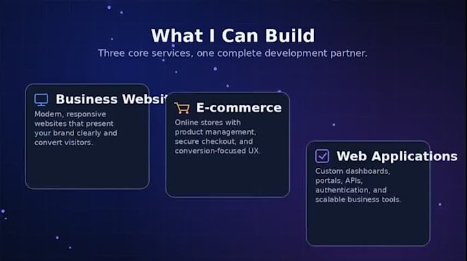 do full stack development