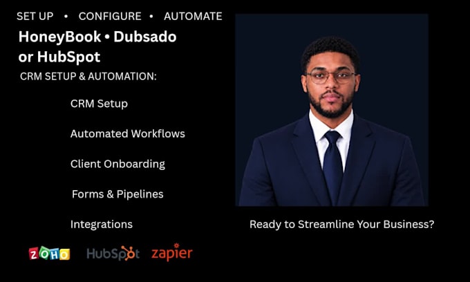 setup honeybook dubsado hubspot