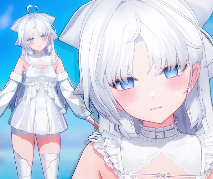 design live2d vtuber model, rigging for vtuber studio anime