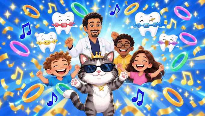 create 2d cartoon animation video, character animation ai medical animation