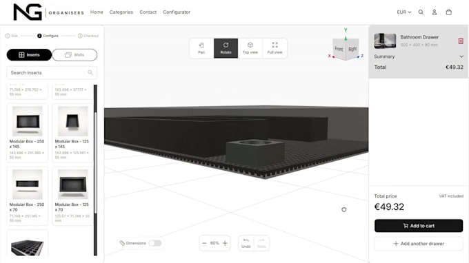 build modular 3d product configurator for your website using webgl threejs, gsap