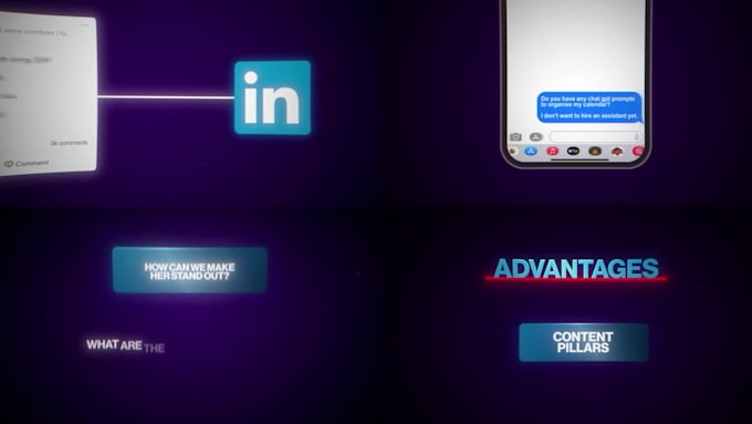 edit ads, head talking, business videos