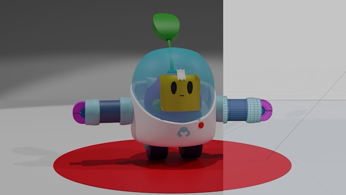 create hard surface character models
