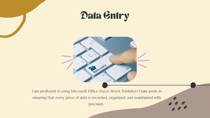 do data entry with strong attention to detail