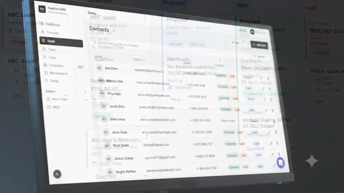 build a custom CRM dashboard for your sales team