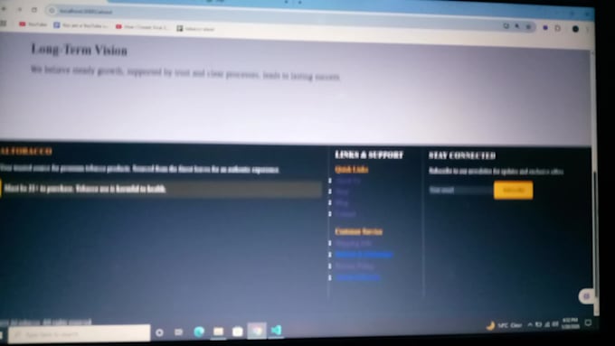 develop a high converting react jsx landing page