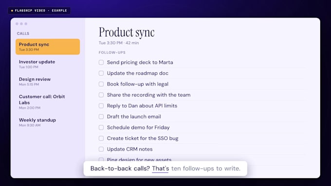 make a saas or ai launch video in 24 hours