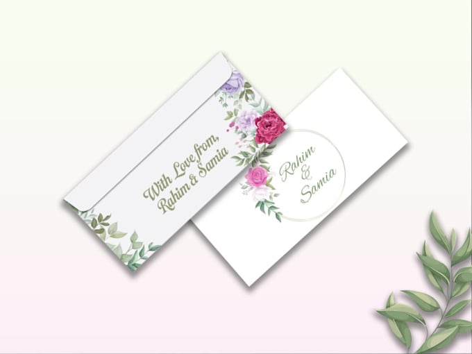do create custom envelope and stationery design