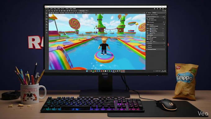 create a complete roblox simulator or tycoon game with scripts and UI