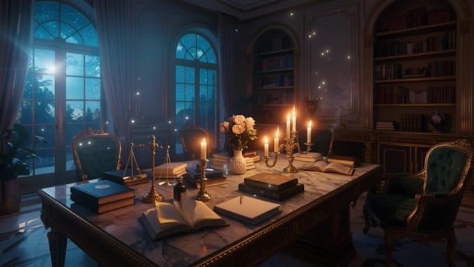 create cinematic ambience scenes using advanced tools
